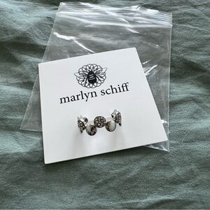 Marlyn Schiff Disc Pave Adjustable Ring